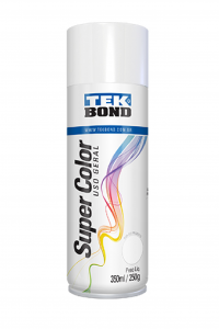 Tinta Spray Uso Geral Tekbond – Branco Brilhante 350ml