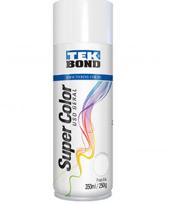 Tinta Spray Uso Geral Tekbond – Branco Brilhante 350ml