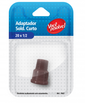 Adaptador Soldável Curto 20×1/2