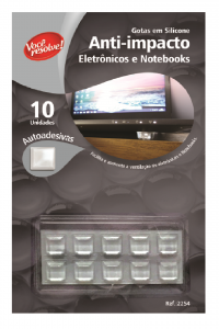 Gotas de Silicone Anti-Impacto para Eletrônicos e Notebooks – 10 unidades