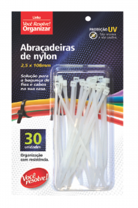 Abraçadeira de Nylon Colors Você Resolve – 2,5 x 108mm