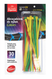 Abraçadeira de Nylon Colors Você Resolve – 3,7 x 151mm